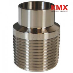 Unpolished Male NPT x Weld End Adapter B19WB-R100