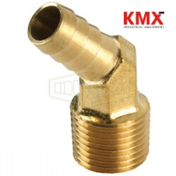 Male NPTF x Hose Barb 45° Elbow 1390808C