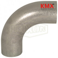 Unpolished 90° Weld Elbow with Tangent B2S-R100U