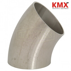 Unpolished 45° Weld Elbow B2WK-R800U