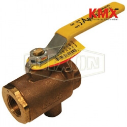 Bronze Ball Valve with NPT Tap for Drain BBV75VT