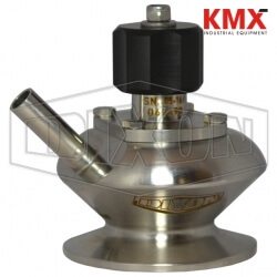 BSV Series Dixon/Rieger 3A Sample Valve, Single Port with Manual Handwheel BSVS-HC050B025