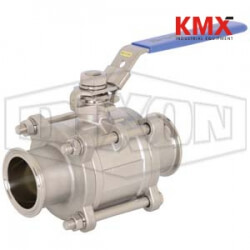 Non-Encapsulated 2-Way 3 Piece Stainless Steel Ball Valve BV2GG-250CC-A