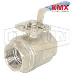 2 Piece Industrial Stainless Steel Ball Valve BV2HG-02511-A