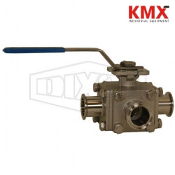 3-way Multi-port Sanitary Stainless Steel Ball Valve BV3SCTF100C-A