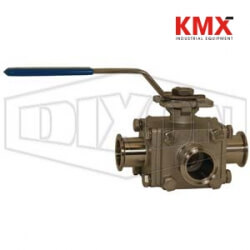 3-way Multi-port Sanitary Stainless Steel Ball Valve BV3SSTF050C-A