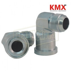 90° Flange Elbow x Male JIC Hydraulic Adapter C6190F2020