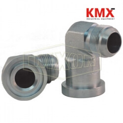 90° Flange Elbow x Male JIC Hydraulic Adapter C6290F2024